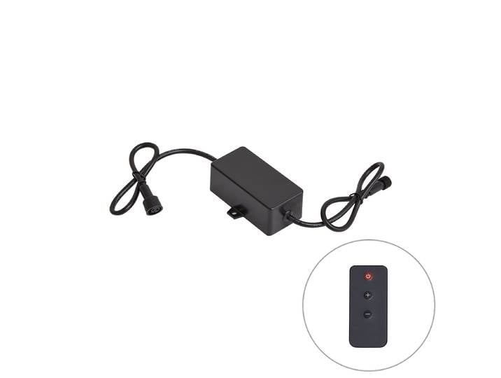 Module 12V avec télécommande et récepteur noir IP67 - Voltaire