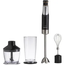 Gorenje Handblender Set HBX1500VX, Stabmixer, Schwarz, Grau