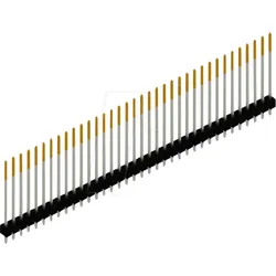 FIS SL11.265.36S - Stiftleisten 2,54 mm, 1x36, gerade, selektiv vergoldet