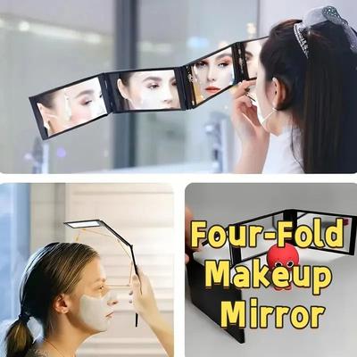 Uplift Essentials 360 Panoramic Folding Mirror 4 Sided Portable Handheld For Haircutting & Styling 360 Panoramic Folding Mirror 4 Sided Portable Handheld For Haircutting & Styling