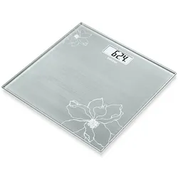 BEURER GS 10 digitale Personenwaage silber/weiß