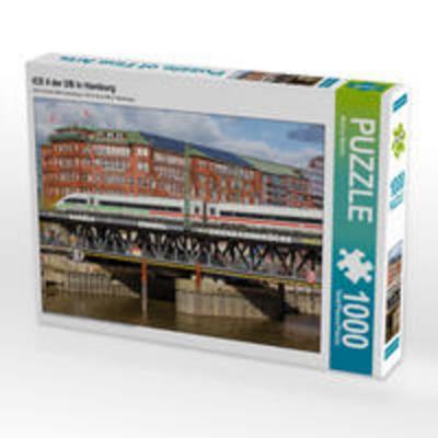 CALVENDO Puzzle ICE 4 der DB in Hamburg | 1000 Teile Lege-Größe 64x48cm Foto-Puzzle für glückliche Stunden