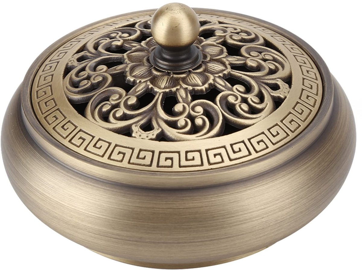 Dailygoods Wierookbrander Koper Ambachtelijk Snijwerk