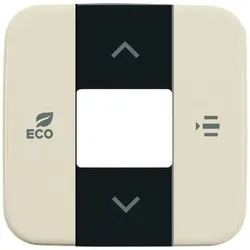 Zentralscheibe für Fan Coil-Regler für Busch-free@home® Reflex SI (alpinweiß)
