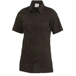 Bluse Halbarm "08/1236" - 46 - chocolate