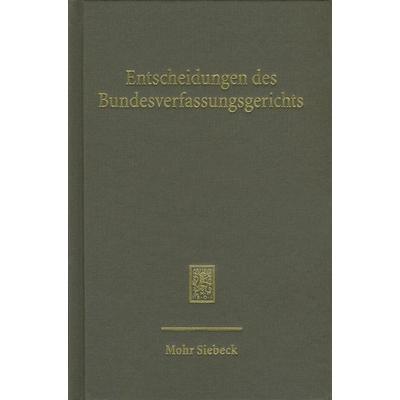Entscheidungen des Bundesverfassungsgerichts (BVerfGE), Gebundene Ausgabe von Mitglieder des Bundesverfassungsgerichts, Mohr Siebeck,