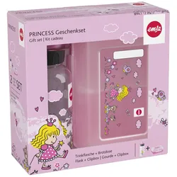 Emsa 518137 Kinder Set Trinkflasche 0,4l Brotdose Prinzessin 518137