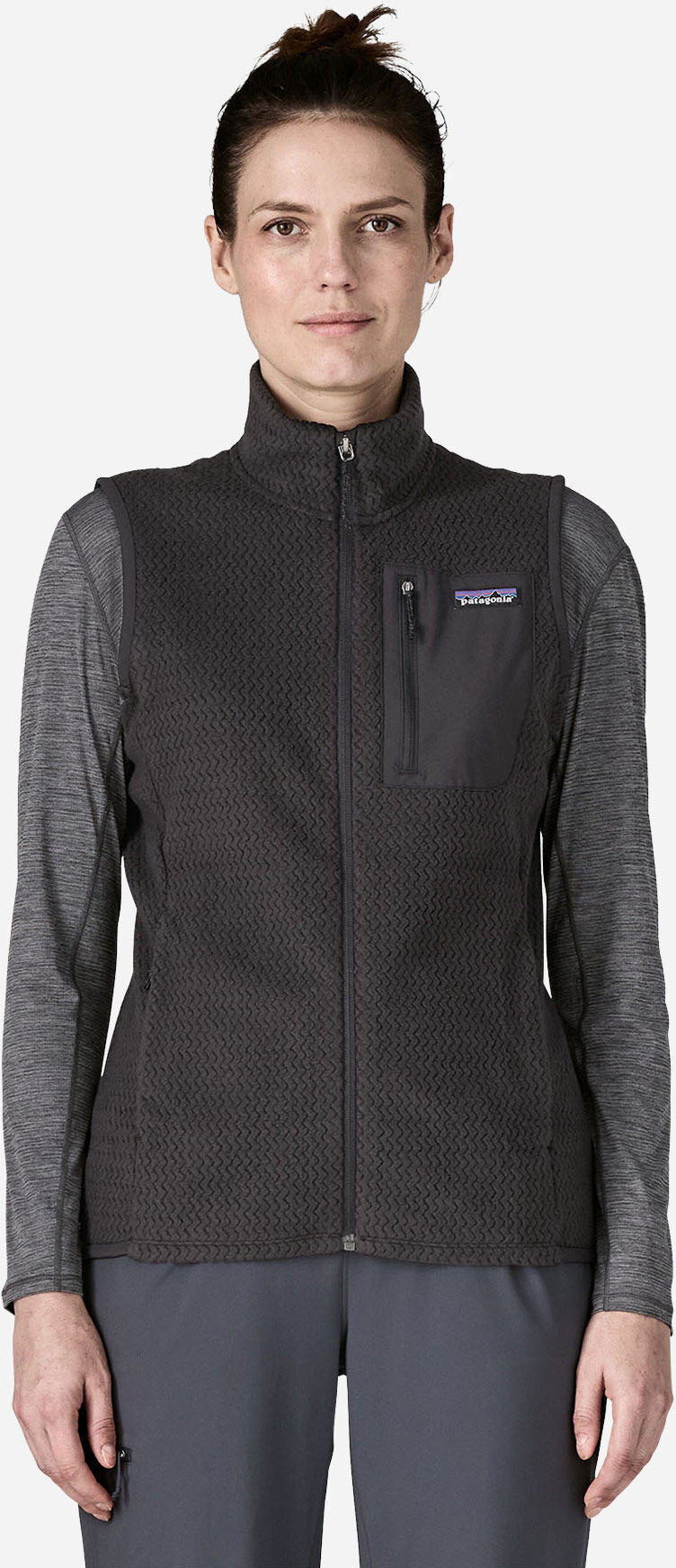 Patagonia R1 Air W - Gilet - Donna - Nero nd_XL