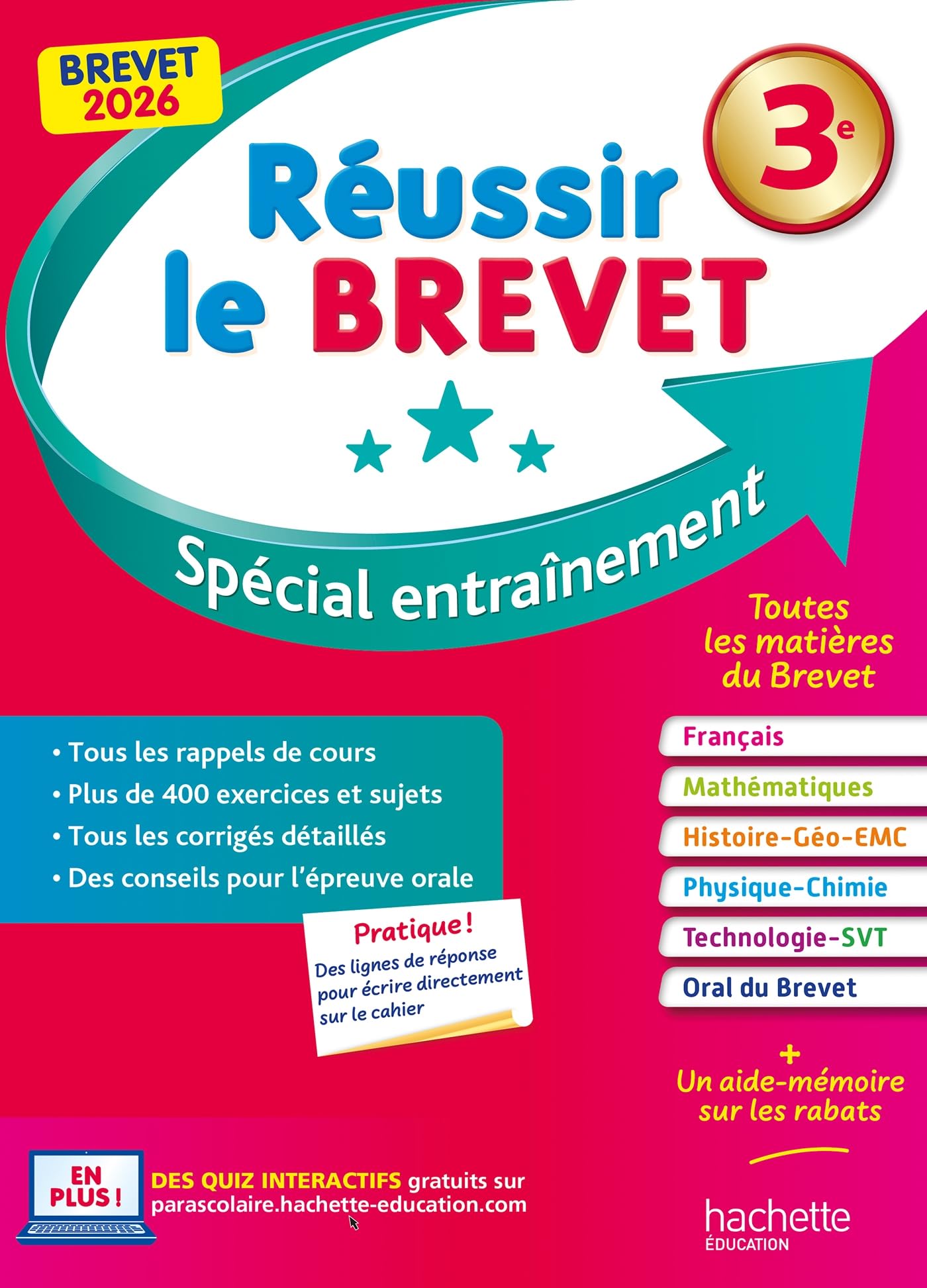 Lisle, Isabelle de - Réussir le brevet 3e : spécial entraînement : brevet 2026 - Preis vom 11.10.2026 15:43:13 h