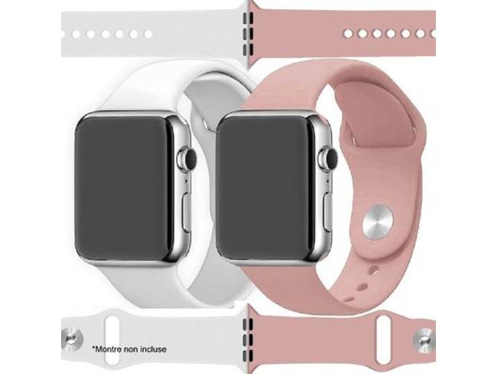 Ibroz - Bracelet Apple Watch Softtouch 38/40/41mm Duo