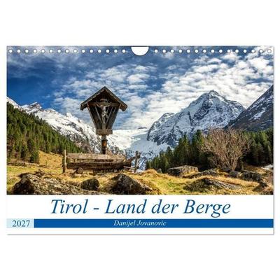 Tirol - Das Land in den Bergen (Wandkalender 2027 DIN A4 quer), CALVENDO Monatskalender