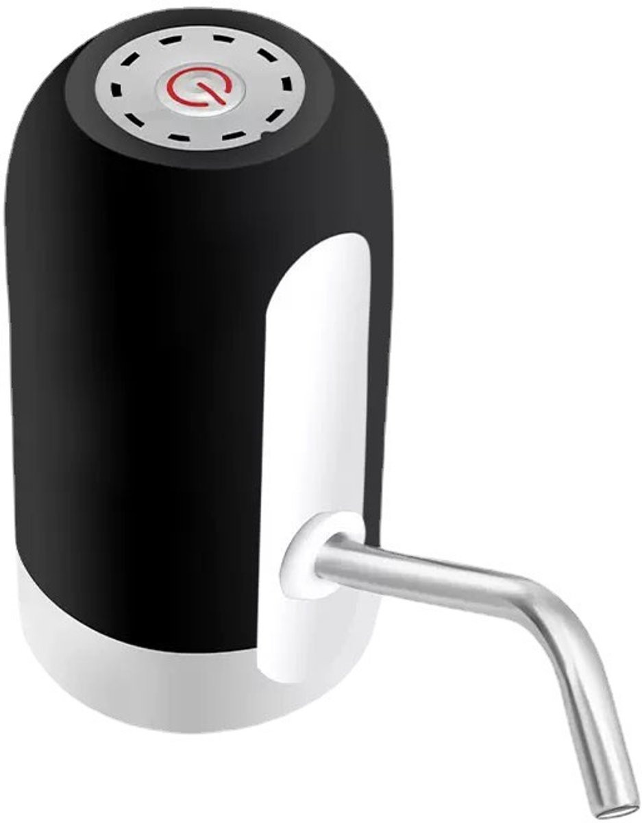 Waterflespomp met oplaadbare USB-drinkschakelaar zwart