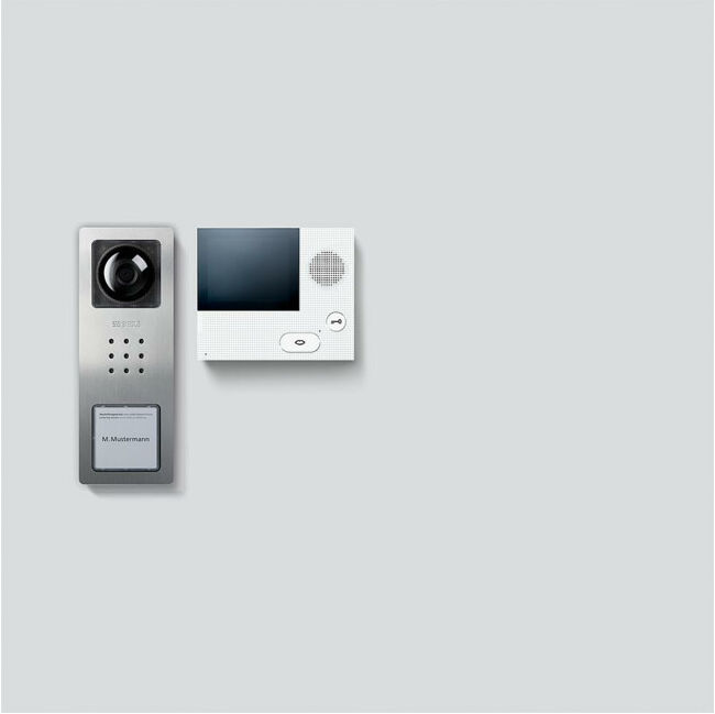Siedle&Söhne; Ensemble vidéo Siedle Basic SET CVB 850-1 E/W (210008746-00)