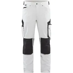 Blakläder® Malerhose 4-Wege-Stretch Weiß/Dunkelgrau 1089 1645 - weiß/dunkelgrau - 150 (102)