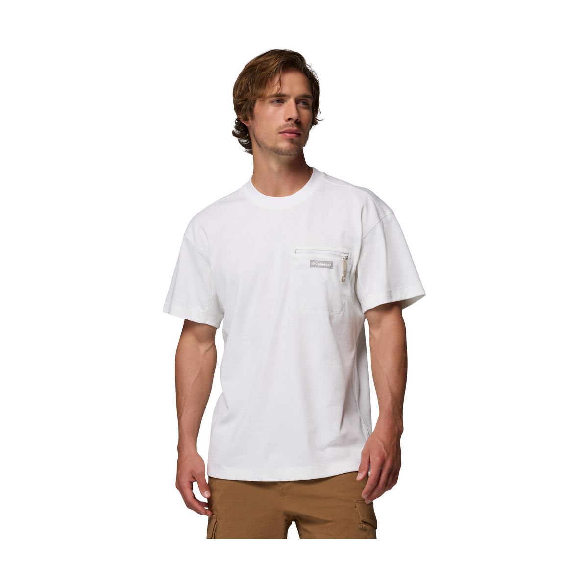 Columbia Echo Passage Short Sleeve Crew white (100) M 215766-2157661-100-M