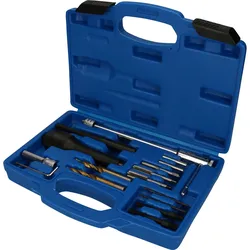 BRILLIANT TOOLS Glühkerzen-Ausbau- und Gewinde-Reparatur-Satz 16tlg. - BT561030
