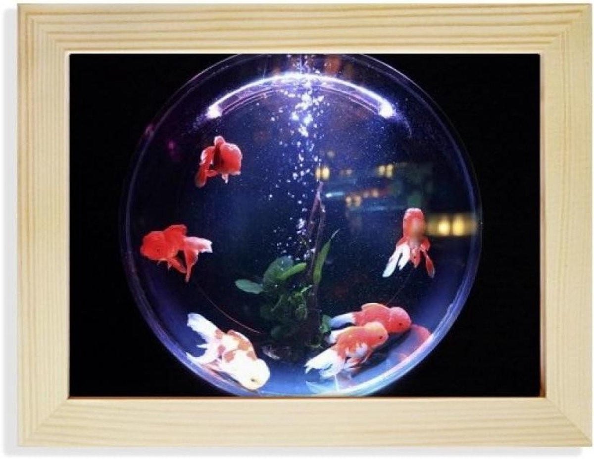 Multicolor Houten Fotolijst met Ophanghaken voor Decoratie, 6x8 Inch