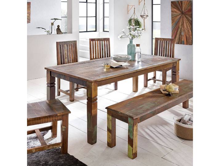 Table Setin 120 x 70cm Marron/Marron foncé