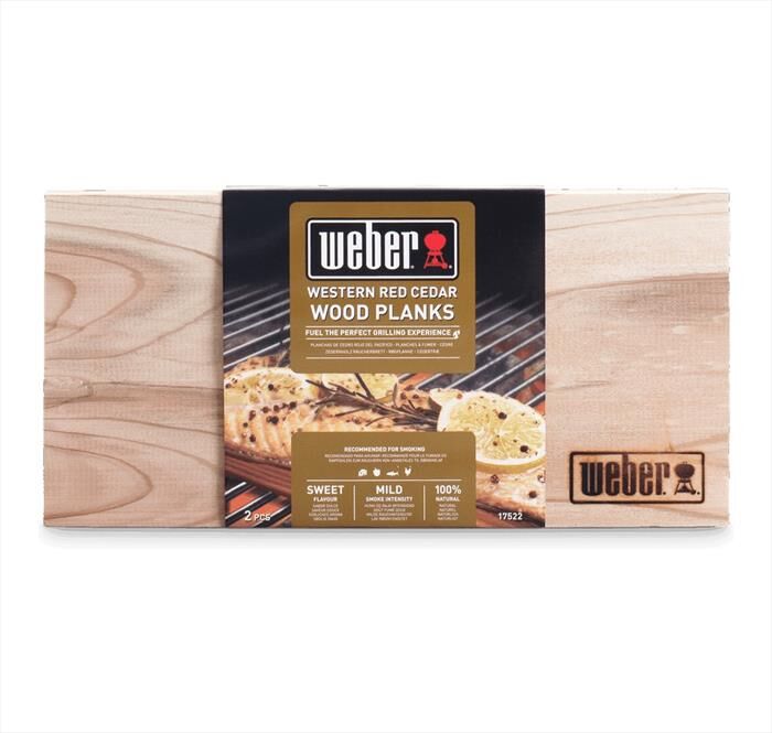 Weber Panetto Da Affumicatura In Cedro-piccolo-legno