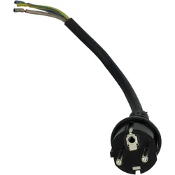 Anschlusskabel 30cm mit Stecker Schwarz W-01902