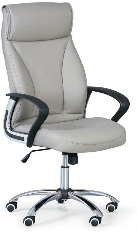 B2B Partner Leder-Bürosessel DERRY, grau