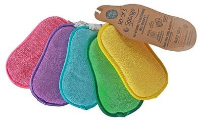 IH Casa Decor 5 Pk Microfibre Sponges Assorted