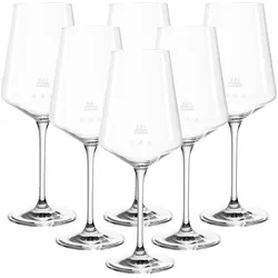 Leonardo Weissweingläser geeicht Puccini Gastro-Edition, Weingläser, Transparent