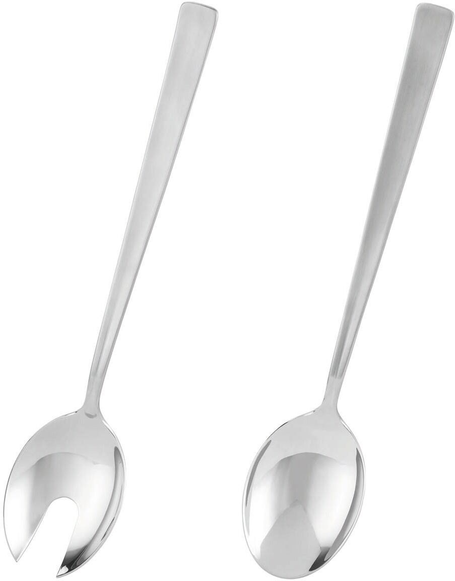 Salatbesteck RÖSLE, silber (edelstahlfarben), Edelstahl 18/10, Kochbesteck-Sets, Salatbesteck, Servieren von Lebensmittel, Edelstahl 18/10, spülmaschinengeeignet