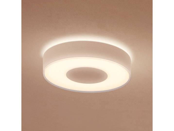 Philips Hue Smart Home Deckenleuchte Hue, dimmbar, weiß / opal, für Badezimmer, Metall, Modern