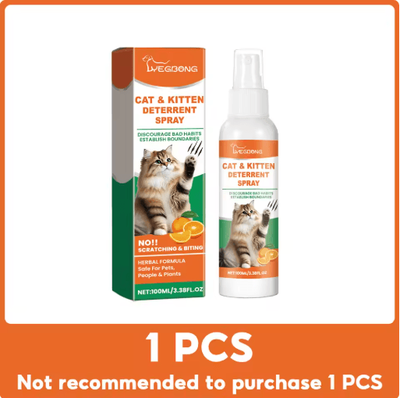 Inspire Picks Pet Anti Scratch Training Spray Cat Scratch Deterrent Spray For Furniture Protection & Behavior Training 100ml Boxed