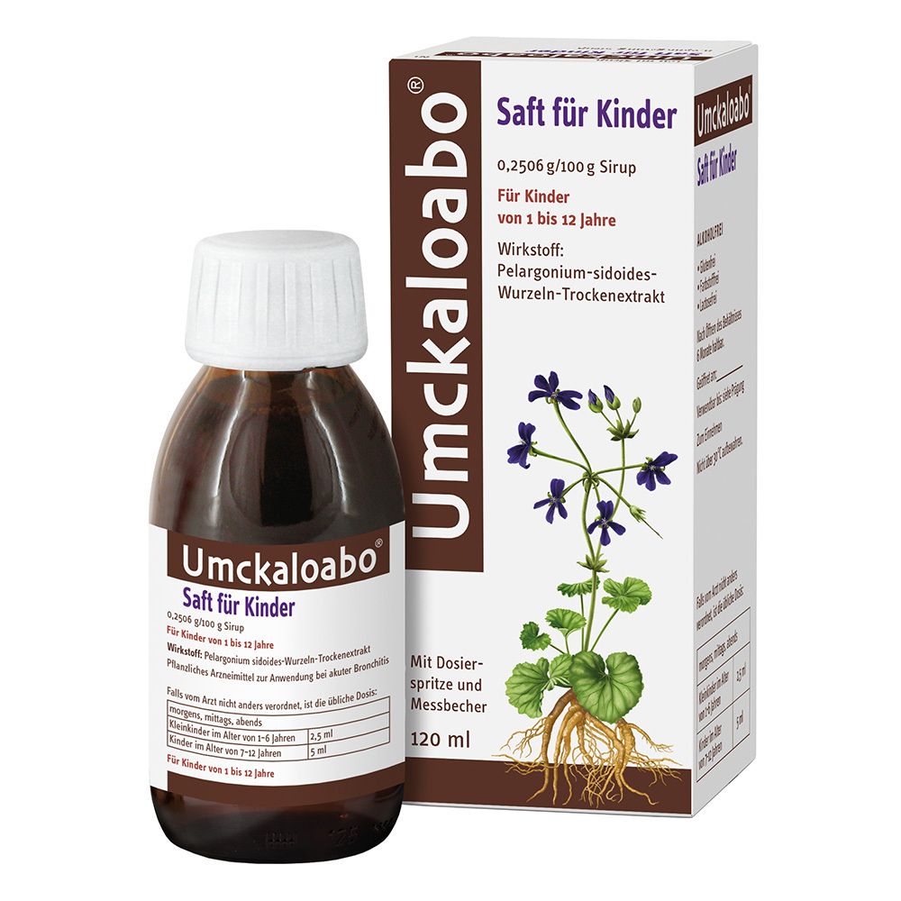 Umckaloabo Saft für Kinder 120 ml Sirup
