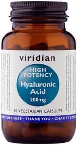 Viridian ÁCIDO HIALURÓNICO ALTA POTENCIA 200MG 30 VCaps