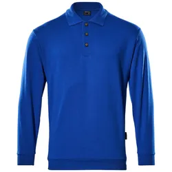 Polo-Sweatshirt "TRINIDAD" Crossover - XXL - kornblau