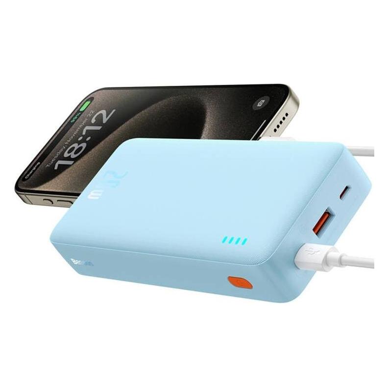 Baseus Airpow 20000mAh 20W powerbank (blue) (20000 mAh, 20 W, 74 Wh) (P10022804313-00)