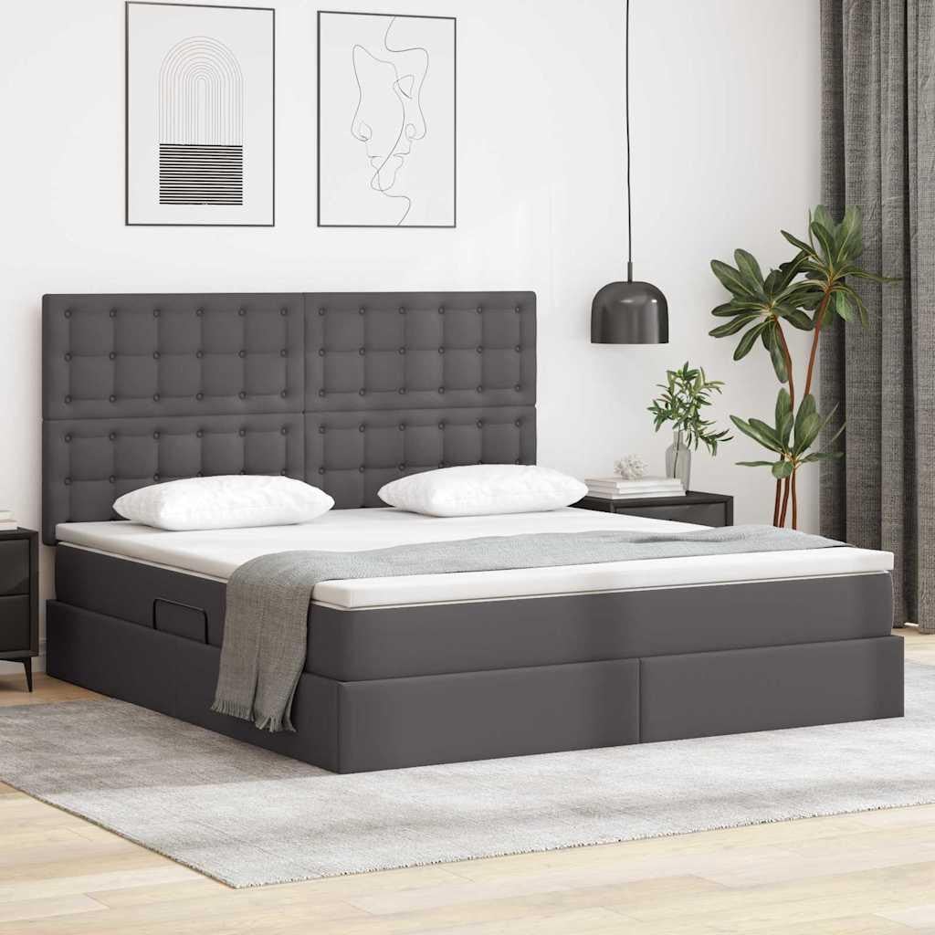 Prolenta Bed met LED-verlichting onder het bed, 180 x 200 cm