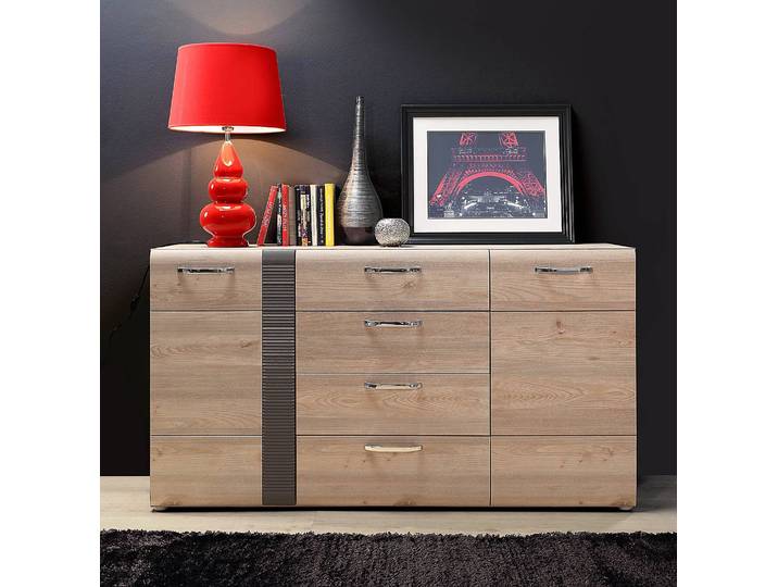 Enfilade 150 x 82 x 41cm Marron/Gris