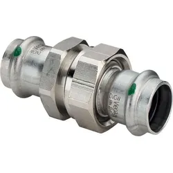 Verschraubung SANPRESS INOX 2360 437435 42mm, flachdichtend, aus nichtrostendem Stahl