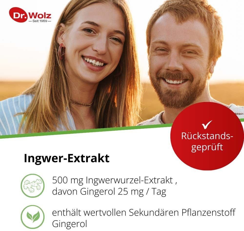 Dr. Wolz Ingwer Extrakt Dr.Wolz Kapseln 120 St