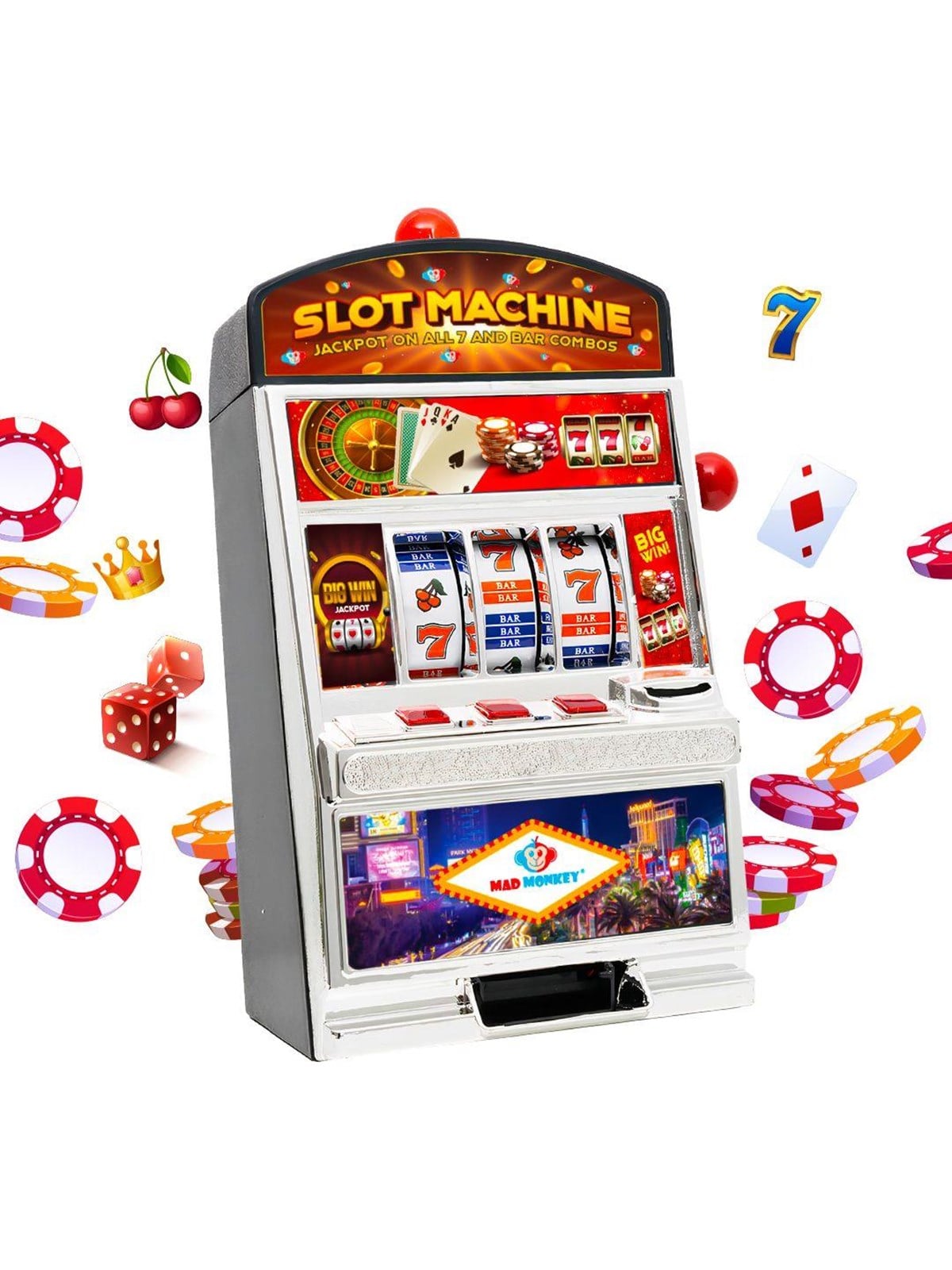 Mad Monkey Slot Machine/Money Box