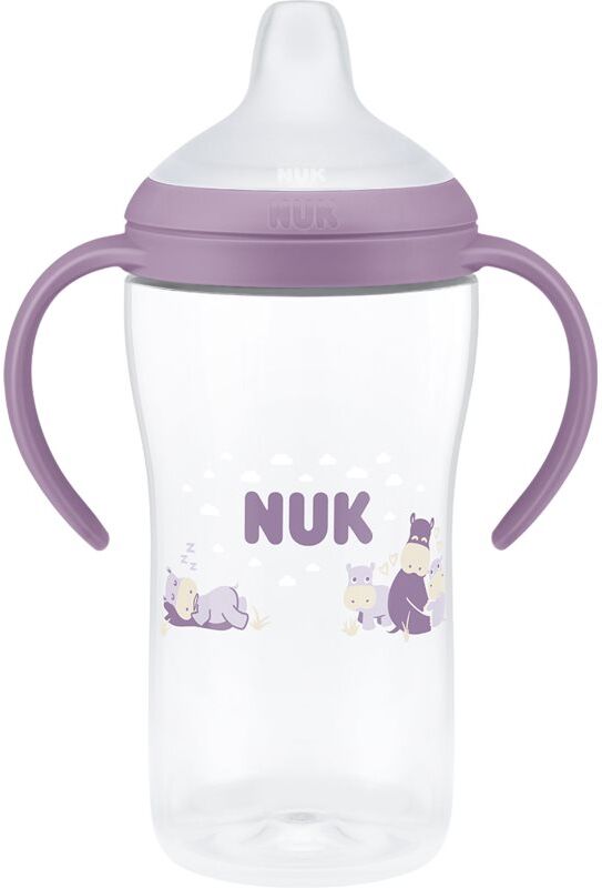 NUK Perfect Match Hippo biberon d’apprentissage avec contrôle de la température 6m+ 1 pcs