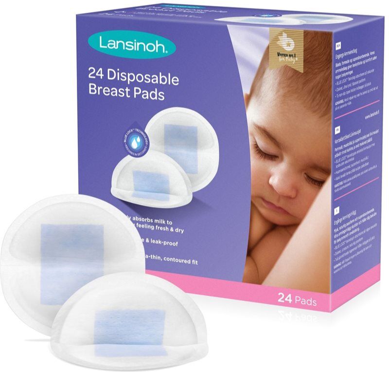 Lansinoh Breastfeeding Disposable Breast Pads coussinets d’allaitement jetables 24 pcs