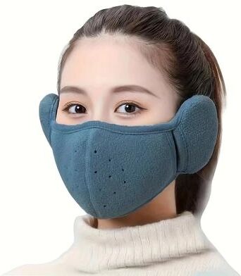 Inspired Finds Thermal Winter Face Mask Full Cover Windproof & Breathable Outdoor Protection For Cold Weather blue