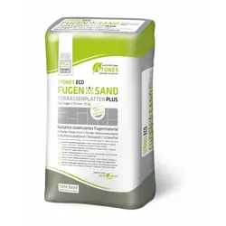 STONES ECO Fugensand Terrassenplatten plus 1-10 mm basalt - 15 kg Sack