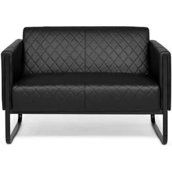 Hjh Office, Sofa + Bettsofa, Aruba Black (2-Sitzer)