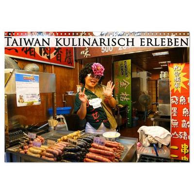 Taiwan kulinarisch erleben (Wandkalender 2026 DIN A3 quer), CALVENDO Monatskalender