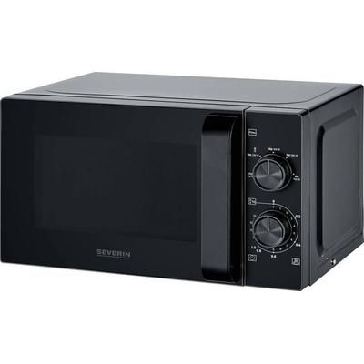 Severin 7790 Mikrowelle Schwarz, Edelstahl Timerfunktion