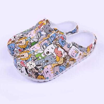 Women Flat Indoor Slippers With Soft EVA Soles And Adjustable Strap cartoons 6