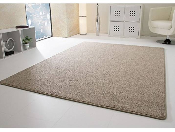 Steffensmeier Designer Teppich Modern Berber Sydney in Grau, Wollsiegel Qualität, Größe: 120x180 cm