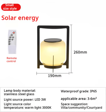 Inspire Curations Chinese Style Solar Garden Floor Light For Lawn And Patio Decor solar Energyd19x26 warm White 3000k
