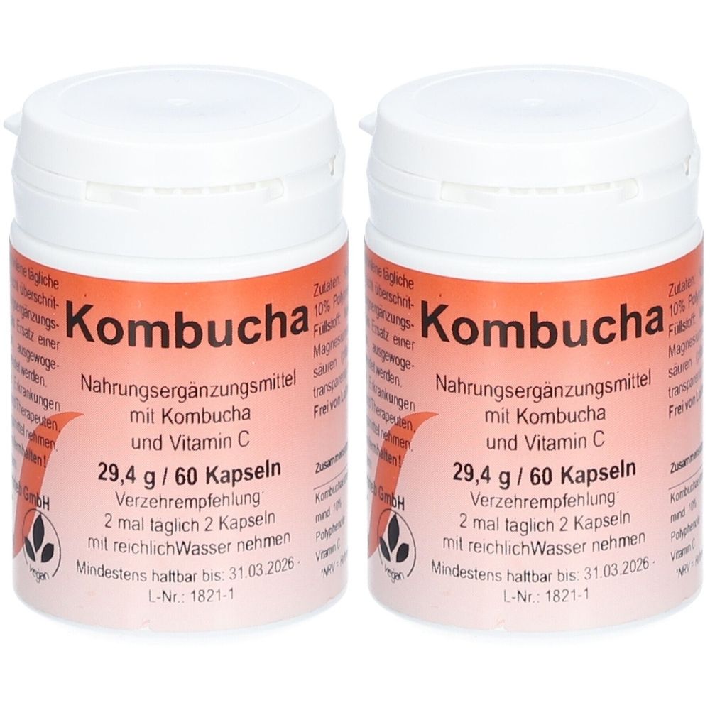 Kombucha Kapseln 2x 2x60 St